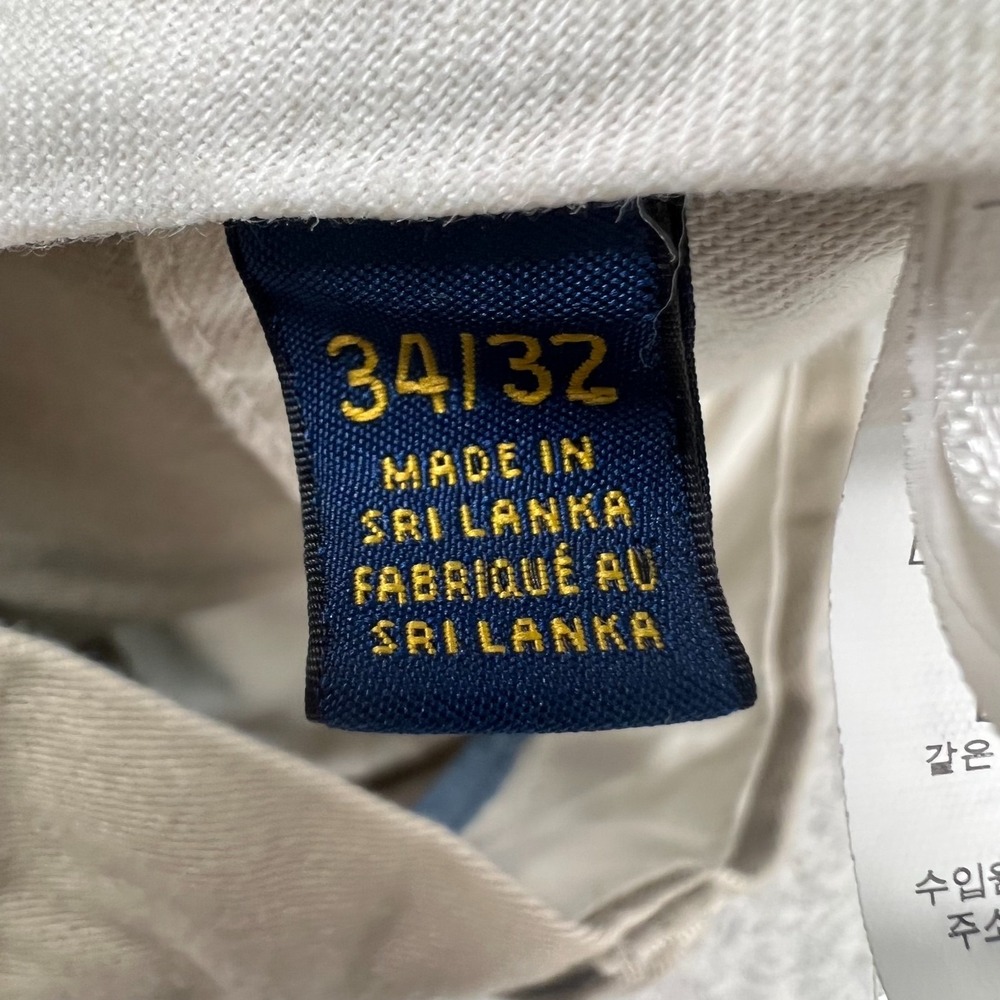Polo Ralph Lauren Pants Men 34x31 Classic Fit The‎ Polo Chino Twill Khaki Pony - Picture 3 of 15